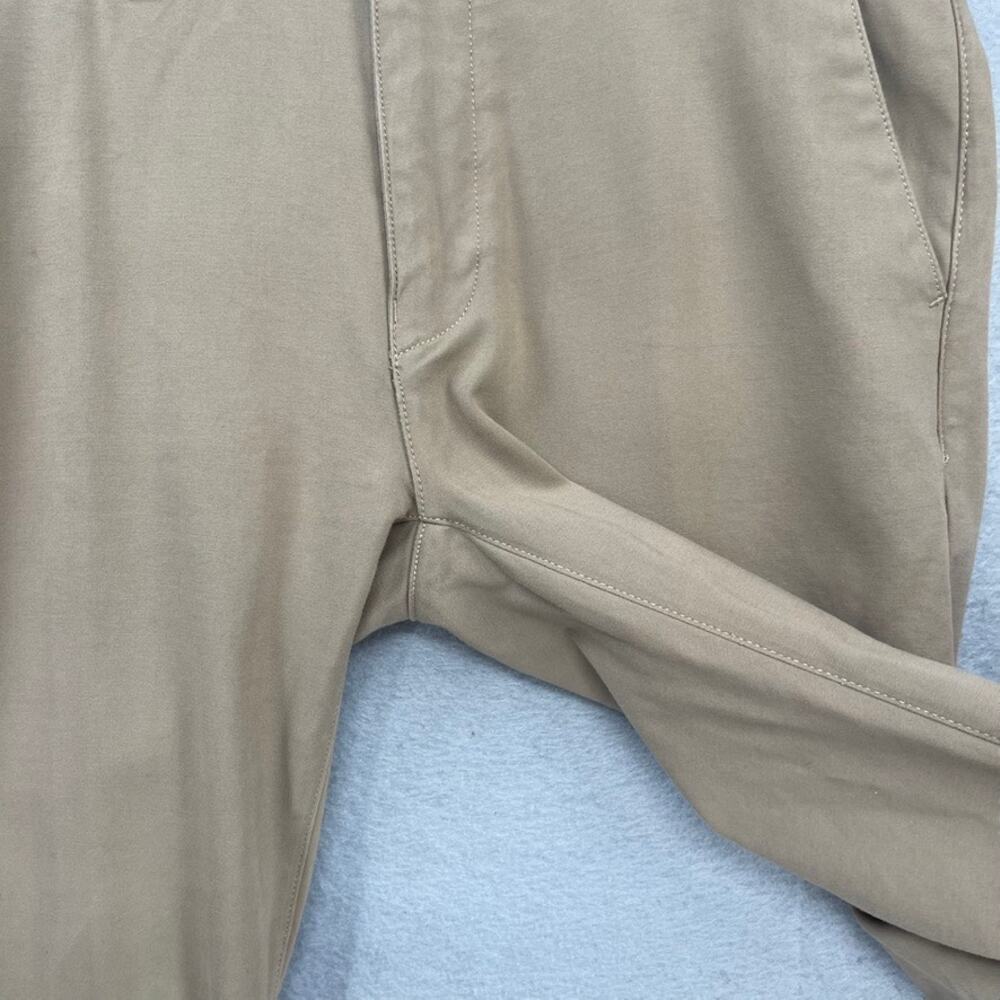 34 Heritage Pants Mens 32x32 Brown Verona Mid Rise Slim Leg Chino Stretch Casual - Picture 6 of 16